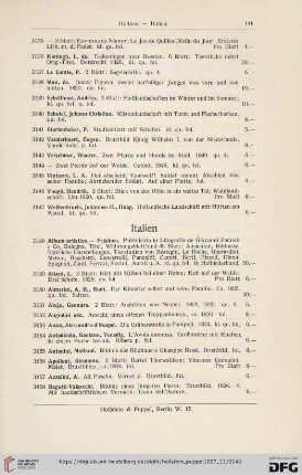Italien (Nr. 3148 - 3287)