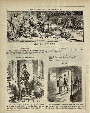 "Hinko von Donnershorst, der finstere Ritter" "Schwer zu entscheiden" "Schlau"
