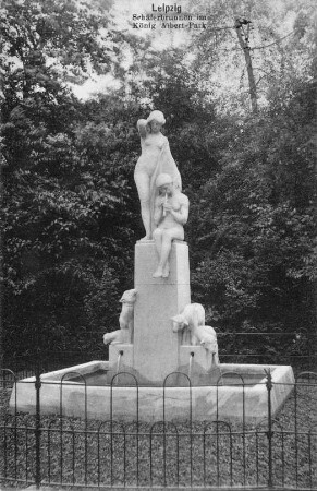 Leipzig: Schäferbrunnen im König-Albert-Park