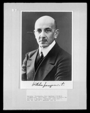 Wilhelm Langemeister (1871-1930), 1910-1925 Professor der Medizin in Marburg