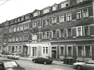 Dresden-Pieschen, Leisniger Straße 31/33. Wohnhäuser (um 1900). Straßenansicht