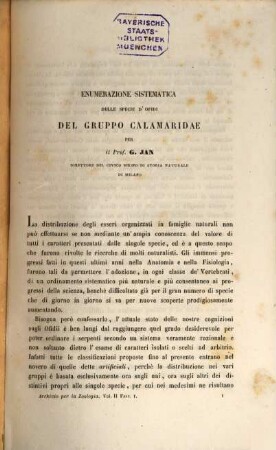 Archivio per la zoologia, l'anatomia e la fisiologia. 2. 1862/63