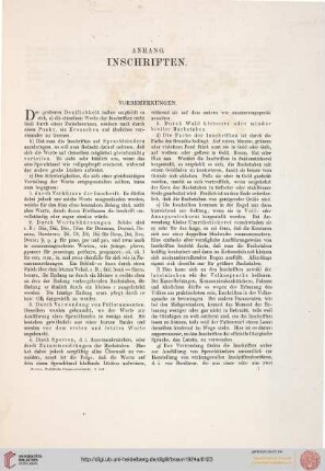 Anhang: Inschriften