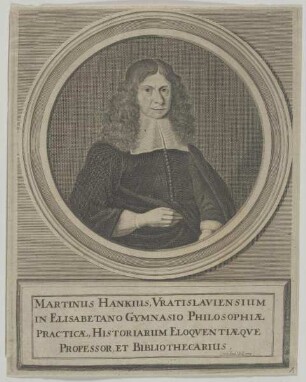 Bildnis des Martinus Hankius