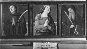Drei Heiligenbilder — San Benedetto