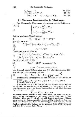 § 1. Konforme Transformation der Übertragung.