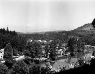 Stadtansicht : Karlsbad (Karlovy Vary/Tschechische Republik). Blick auf die Stadt