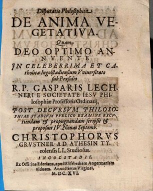 Praecipvae Difficvltates Philosophiae Peripateticae