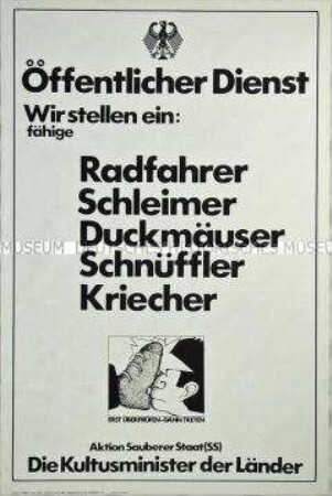 Politisches Plakat