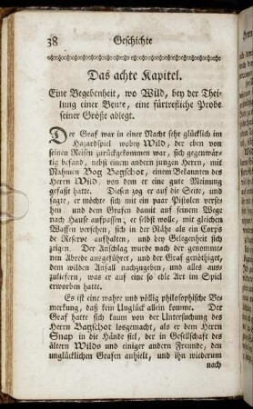 Das achte Kapitel. - Das vierzehnte Kapitel.