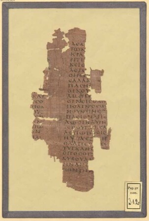 De vectigalibus I, 5-6 (Fragment) - BSB Pap.graec.mon. 312
