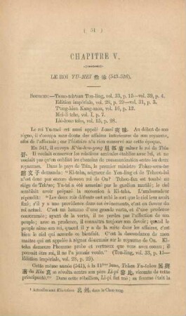 Chapitre V. Le roi Yu-mei (543-526.)