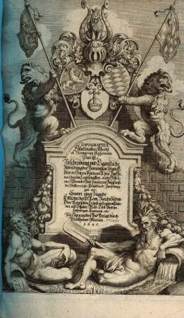 Topographia Palatinatus Rheni et Vicinarum Regionum Das ist, Beschreibung und Eigentliche Abbildung der Vornemsten Statte U. Plätz der Untern Pfaltz am Rhein Und Benachbarten Landschafften, als der Bistümer Wormbs Und Speyer, der Bergstraß, des Wessterreichs, Hundrücks, Zweybrüggen, etc: : Sampt einer Zugabe Ettlicher des H. Röm. Reichs Zudem OberReinischen Cräyß gezogenen Ständen, alß Bisantz, Metz, Tull, Verdun, Lothringen, Savoyen, etc: