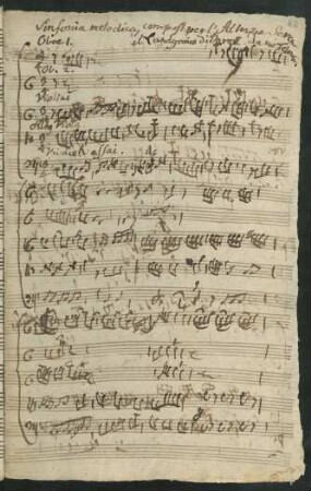Sinfonia melodica; orch; C-Dur; TWV 50:2