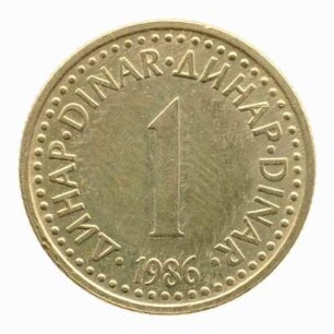 1 Dinar 1986