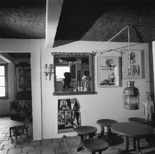 Brasilien. Salvador (Bahia). Wohnung und Atelier des Malers und Druckgraphikers Hansen-Bahia (1915-1978)