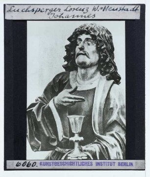 Luchsperger, Apostelzyklus im Dom von Wiener Neustadt : Apostelfigur, Johannes d. Ev.