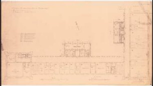 Evangelisches Diakonissenkrankenhaus Bethanien, Berlin-Kreuzberg Südflügel des Hauptgebäudes: Grundriss 2.OG innere Frauenstation 1:100