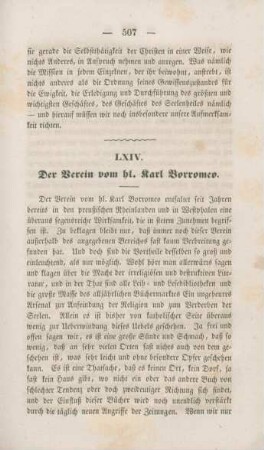 507-513 Der Verein vom heil. Karl Borromeo