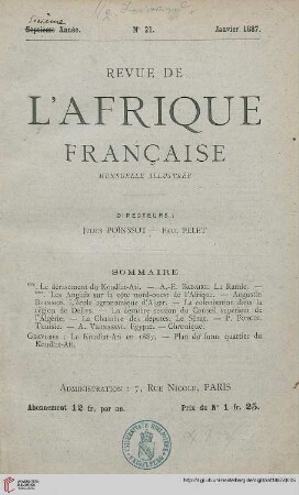 Nr. 21 (Janvier 1887)