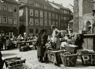 Wochenmarkt auf dem Fleischmarkt in Bautzen