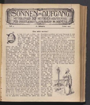 Heft 4. 16. Jahrgang. Januar 1914
