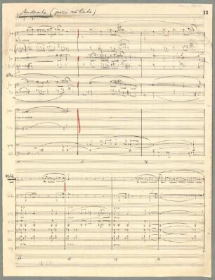 Adagio, orch - BSB Mus.ms. 12956 : [without title]