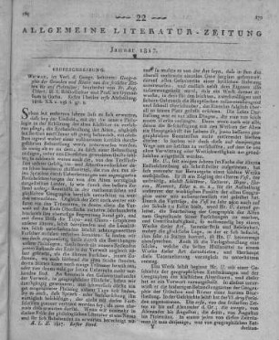 Ukert, F. A.: Geographie der Griechen und Römer von den frühesten Zeiten bis auf Ptolemäus. T.1, Abt. 1. Weimar: Geographisches Institut 1816