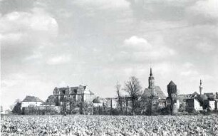 Blick auf die Stadt Bautzen : Pohlad na Budyšin