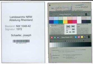 Entnazifizierung Joseph Schaefer , geb. 11.06.1891 (Kaufmann)