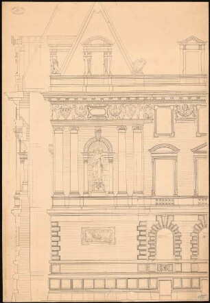 Monumentalgebäude: Fassadendetail