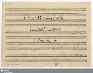 Concertos - Mus.3065-O-7,6 : cemb (2) : A