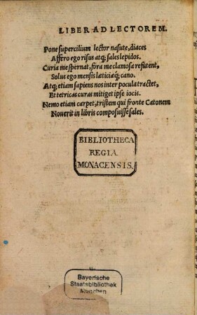 Facetiae : libri tres