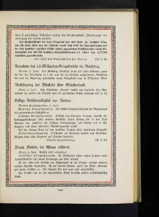 Heftige Artillerietätigkeit vor Verdun.