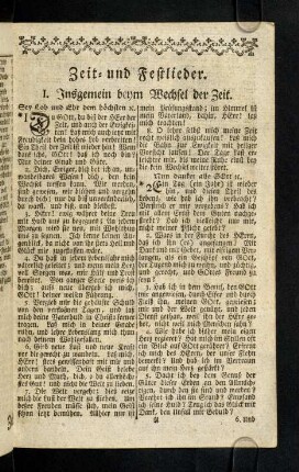 1-163, Zeit- und Festlieder