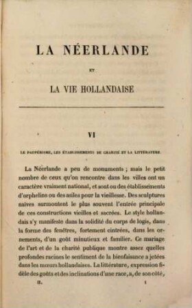 La Néerlande et la vie hollandaise, 2