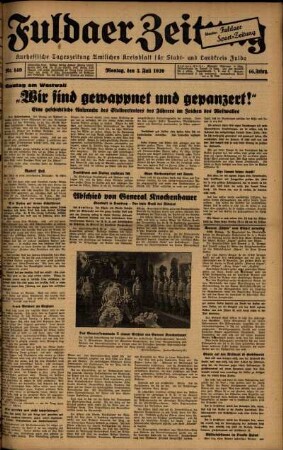Ausgabe vom Montag, den 03. Juli 1939.