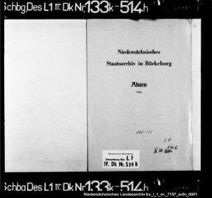 Musikprivileg für Hans Buschmann in den Ämtern Stadthagen und Rodenberg