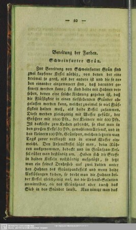 Bereitung der Farben