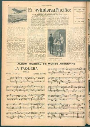 Álbum musical de Mundo Argentino : La taquera - Tango