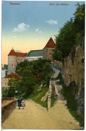Bautzen. Blick vom Mühltor