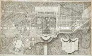 Topographischer Plan der Solitude bey Stuttgardt