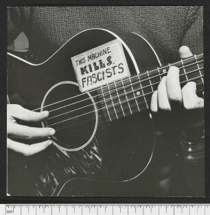Porträtaufnahme Woody Guthrie