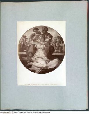 V Florence Peinture et ScultureMichelangelo Buonarroti, Tondo Doni, Florenz, Galleria degli Uffizi - Rotes Album V (Florenz, Malerei und Skulptur)