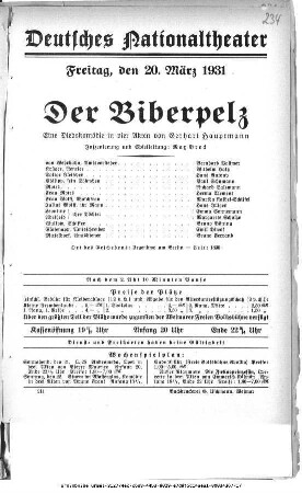 Der Biberpelz