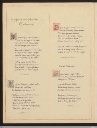 Worte trügen worte fliehen : [SW III: H4]; [SW III, S. 58/135]