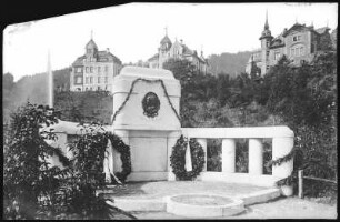 Aue. Königin Carola Gedenkstein