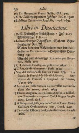 Libri in Duodecimo