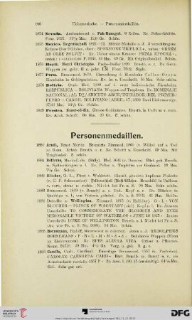 Personenmedaillen (Nr. 1880-1958)