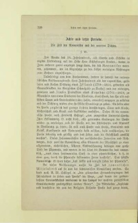 Achte und letzte Periode